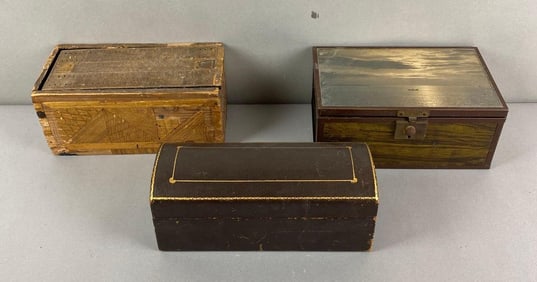 Group of 3 Dresser Boxes