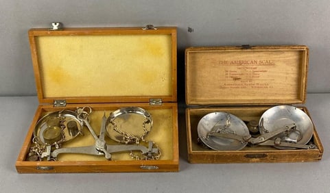 Group of 2 Vintage Scales