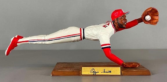 Ozzie Smith Signed Prosports Creations Figurine Statue #291 with COA