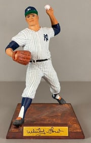 Whitey Ford Signed Prosport Creations Figurine Statue #1357 with COA