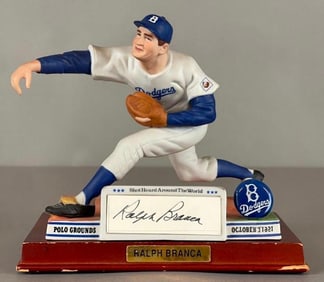 Ralph Branca Signed Sports Impressions Figurine Statue #1065