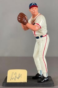 Greg Maddux Signed Southland Plastics Figurine Statue #302