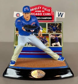Anthony Rizzo 2016 World Series Game 7 Hawthorne Village Figurine Statue #806 with COA
