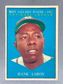 1961 Topps Hank Aaron MVP #484