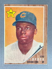 1962 Topps Lou Brock #387 Rookie