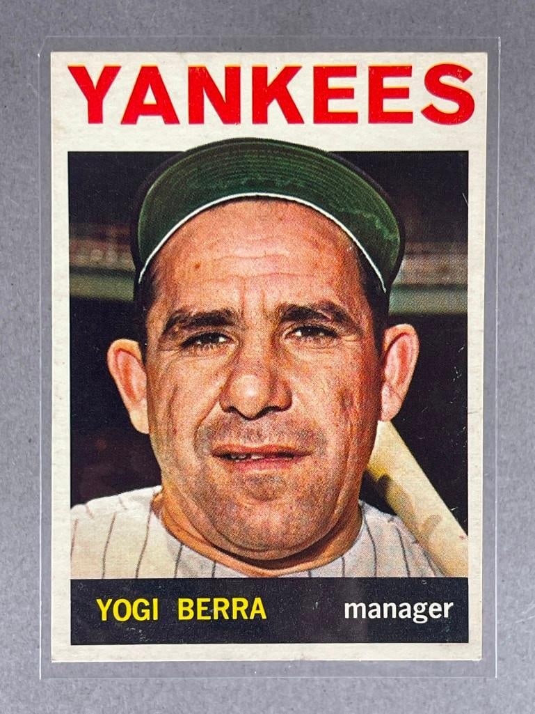 1964 Topps Yogi Berra #21: 1964 Topps Yogi Berra #21, Ex with Nice centering