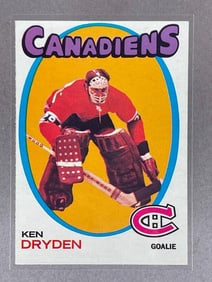 1971 Topps Hockey Ken Dryden #45 Rookie