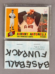 1960 Topps Baseball Cello Fun Pack