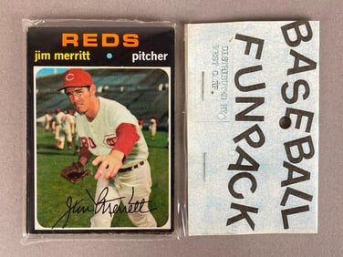 1971 Topps Baseball Cello Fun Pack