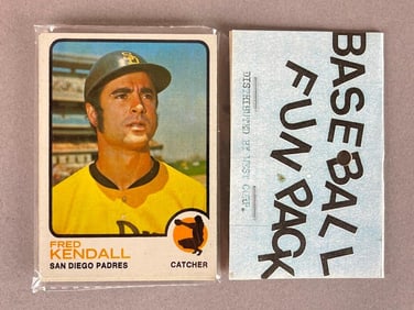 1973 Topps Baseball Cello Fun Pack