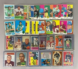 35 - 1950s - 60 Football HOFs and Star Cards