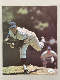 Sandy Koufax Signed Magazine Photo with JSA COA
