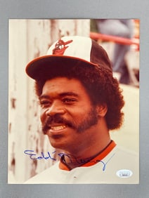Eddie Murray Signed 8 x 10 Photo with JSA COA