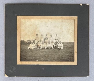 Early 1900s Solon, Iowa Baseball Team Photo