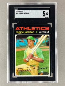 1971 Topps Reggie Jackson #20 SGC 5