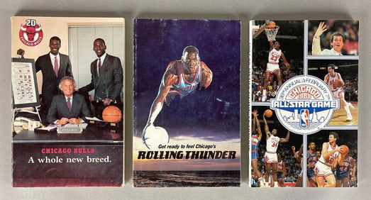 3 - 1985 - 87 Chicago Bulls Yearbooks
