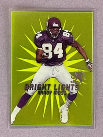 1999 Skybox E-X Century Bright Lights Green Randy Moss #1BL