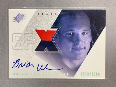 Rare 2000 SPX3 Color RPA Brian Urlacher 1578/2000