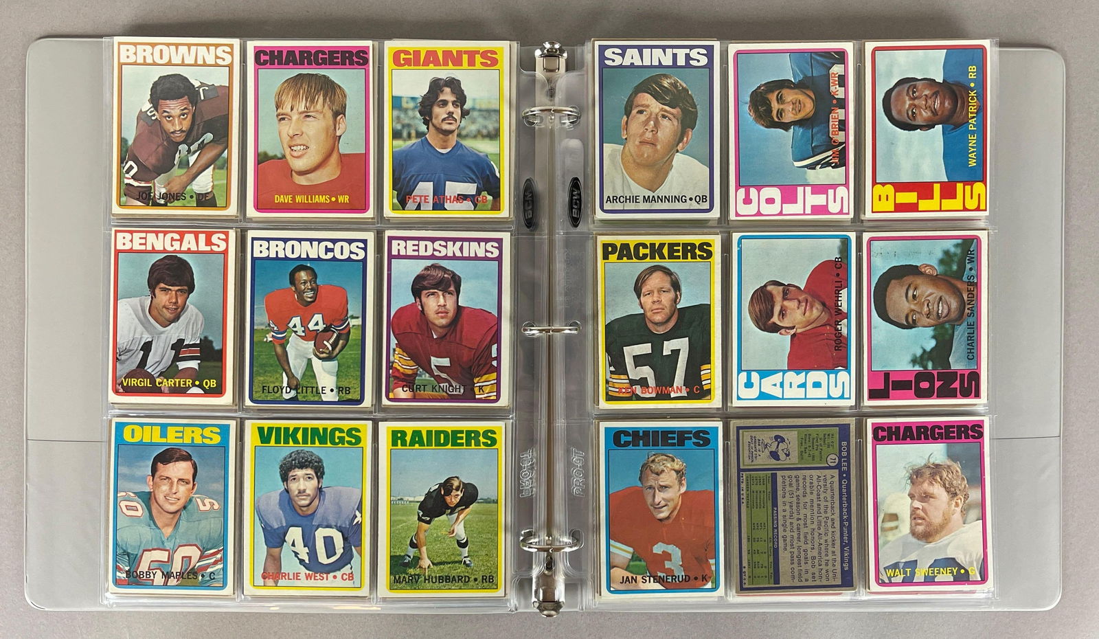 1972 Topps Football Near Complete Series 1 Set 129/132 (1 of 8)