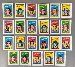 1971 Topps Hockey Booklets Near Complete Set 23/24