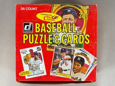 1982 Donruss Unopened Wax Box