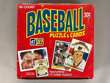 1983 Donruss Unopened Wax Box
