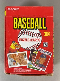 1984 Donruss Unopened Wax Box