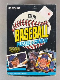 1985 Donuss Unopened Wax Box