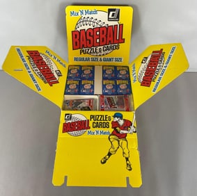 1986 Donruss Mix and Match Display Box Wax Case