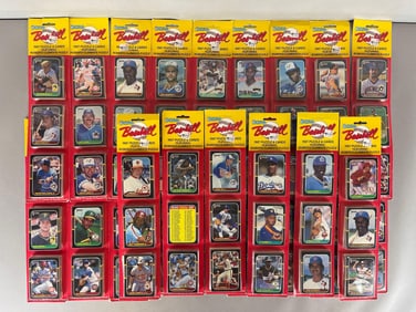 24 - 1987 Donruss Sealed Blister Jumbo Rack Packs