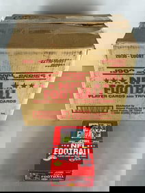 15 - 1990 Score Football Series 1 Boxes from Case