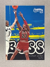 Rare 1998 Thunder Boss Michael Jordan #7 Embossed