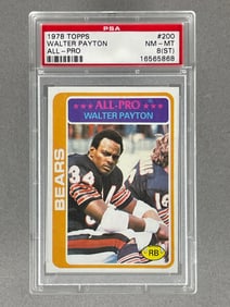 1978 Topps Walter Payton All-Pro #200 PSA 8 ST