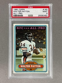 1980 Topps Walter Payton All-Pro #160 PSA 9