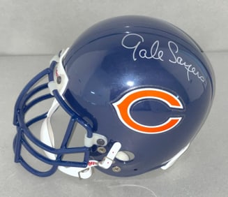 Gale Sayers Signed Chicago Bears Mini Helmet