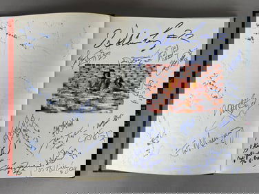 1985 Chicago Bears Champions Portrait of Victory Book Signed By Over 40, 1985 Bears Players