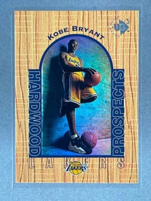 1996 UD3 Hardwood Prospects Kobe Bryant #19 Rookie