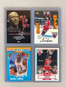 4 - Michael Jordan Cards with Inserts