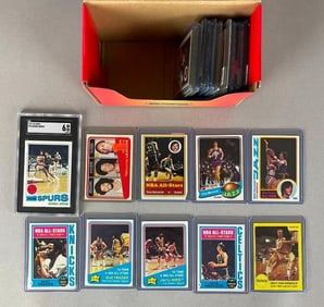 60+ 1971 - 81 Topps Basketball HOF and Star Cards