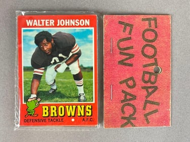 1971 Topps Football West Corps Cello Fun Pack