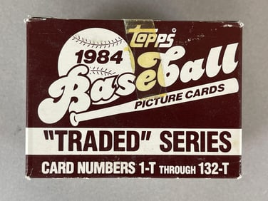 1984 Topps Traded Factory Sealed Set