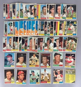 82 - 1961 Topps Baseball 2nd Series with HOFs, Stars, and Rookies