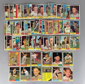 79 - 1961 Topps Baseball 4th Series with HOFs, Stars, and Rookies