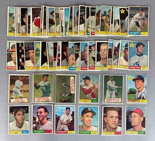 55 - 1961 Topps Baseball 5th Series with HOFs, Stars, and Rookies