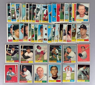 48 - 1961 Topps Baseball 6th Series with HOF, Stars, and Rookies