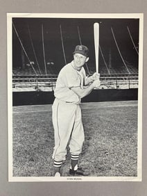 1961 Mannys Baseball Land Stan Musial Photo