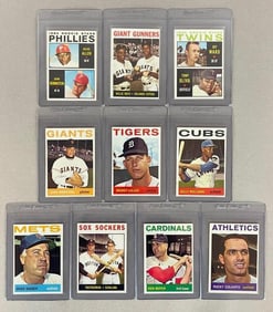 10 - 1964 Topps Baseball HOFs, Stars, and Rookies