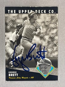 1994 Upper Deck Cooperstown Collection Signed George Brett UDA COA