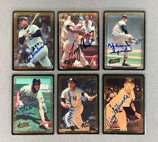 6 - 1992 Action Packed Signed HOFs and Star Cards