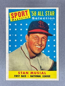 1958 Topps Stan Musial All-Star #476
